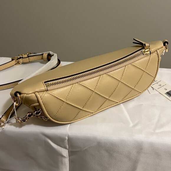 TORY BURCH Fleming Soft Belt Bag (Vanilla Soft Serve) NWT - Picture 4 of 8